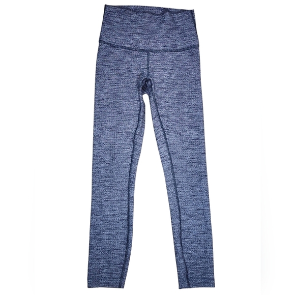 Lululemon Wunder Under Hi-Rise 25" Luon Heathered Black Size 4 - Picture 1 of 10
